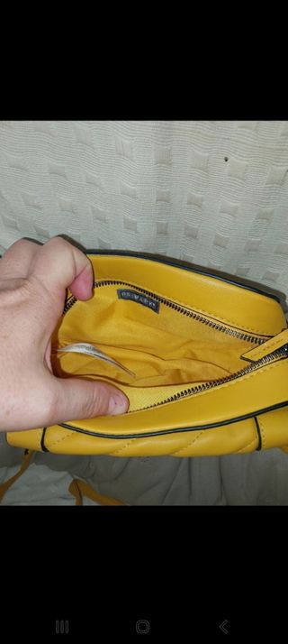 Bolso bandolera mostaza
