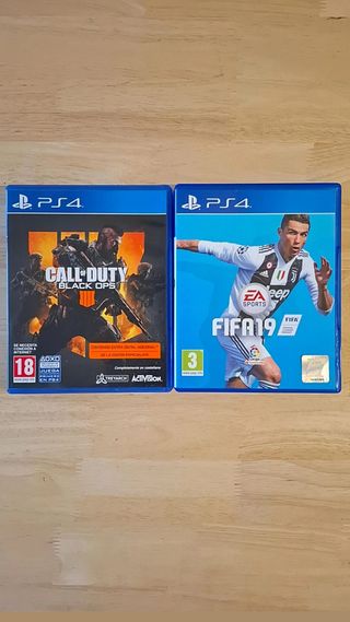 PS4 Pro 1TB + 2 mandos + FIFA 19 + COD BO4