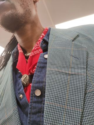 Blazer Chaqueta vintage pata de gallo retro 
