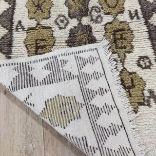 Alfombra bereber marroquí de lana de oveja