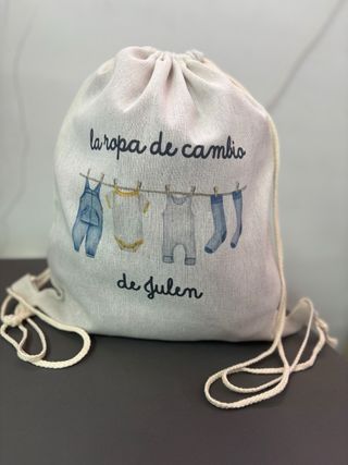 Mochila bebé ropa cambio - PARA PERSONALIZAR