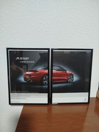 2 Marcos Peugeot RCZ R publicidad original
