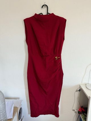 Vestido rojo midi 