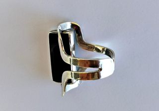 Anillo plata 950- reversible