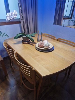 MESA COMEDOR MADERA EXTENSIBLE