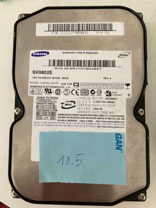 Disco IDE/ATA 80Gb y Mac OS 10.5
