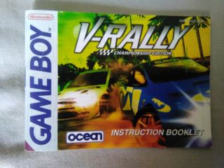 Manual V-Rally Championship Game Boy