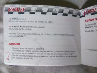 Manual V-Rally Championship Game Boy