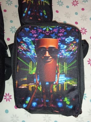 Mochila, estuche y bolso escolar Italian Brainrot