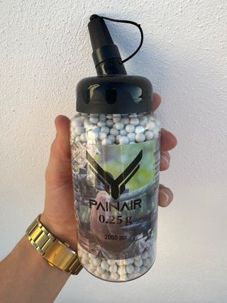 Bolas Airsoft Painair 0.20g, 0.25g, 0.12g- 2000uds