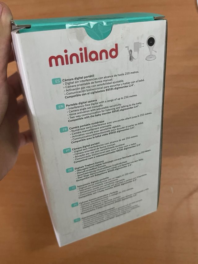 Cámara Miniland 2.4" - Vigilabebés