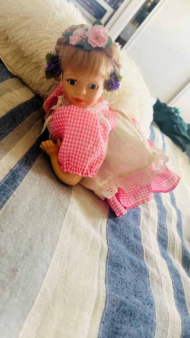 Muñeca porcelana vintage