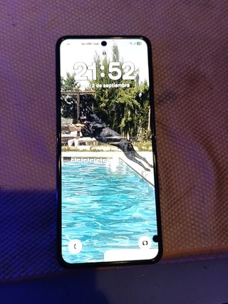 Móvil plegable - funda morada