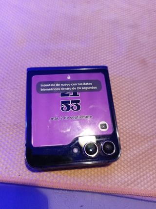 Móvil plegable - funda morada