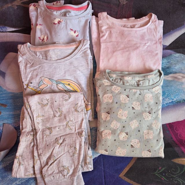 Lote 5 prendas niña Cotton Juice