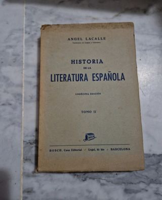 Angel Lacalle, Historia de la Literatura Español