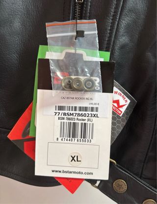 Cazadora piel moto XL