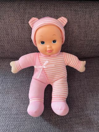 Muñeco bebé blandito rosa