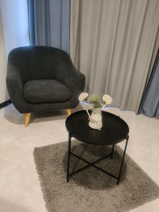 Sillón gris - Cómodo & Elegante