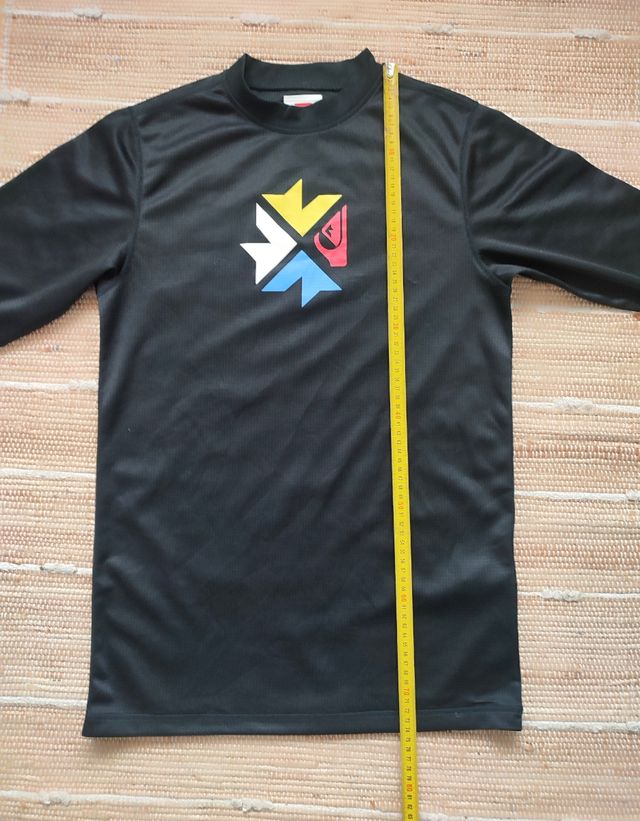 Camiseta Quiksilver manga larga - negra