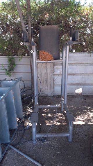 Rack barras pesas gimnasio precio negociable 