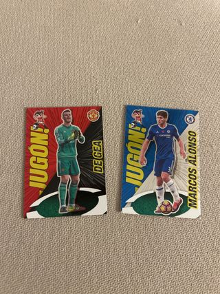 Cromos JUGON! De Gea & Alonso