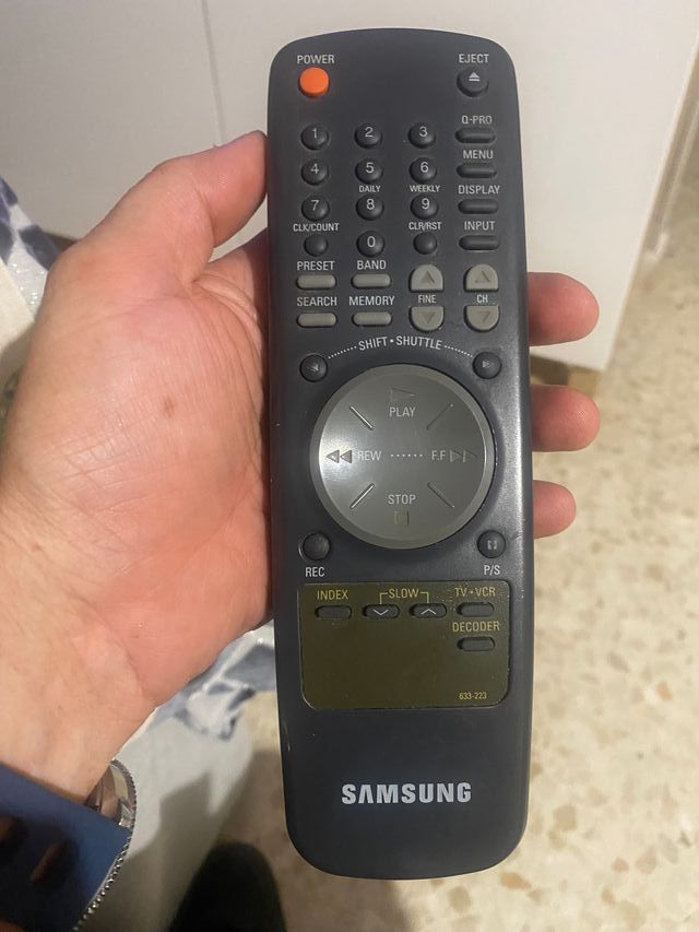 Mando Samsung VHS original