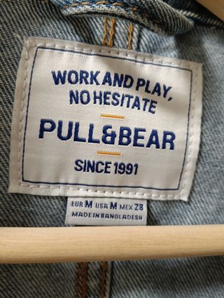 Sobrecamisa vaquera PULL&BEAR
Talla L amplia 