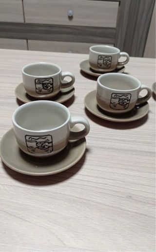 Juego café 6 tazas - Cerámica