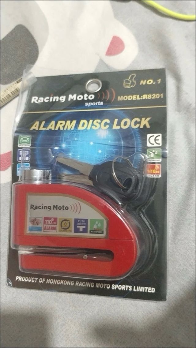 Candado Disco Moto Racing Moto