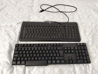 teclado trust y logitech