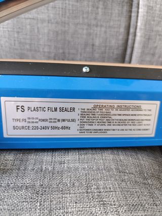 Termosigillatrice manuale FS - Film plastica