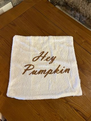 Cuscino Hey Pumpkin - Felpa