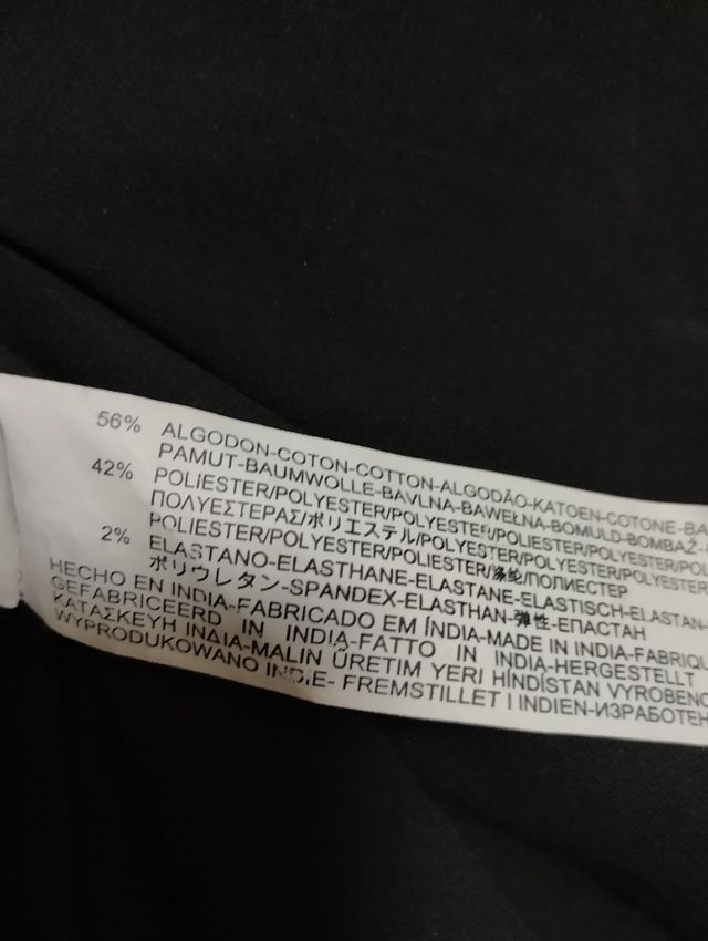 Vestido negro Bershka lentejuelas