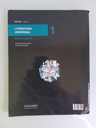 Literatura Universal 1.º Bachillerato. 