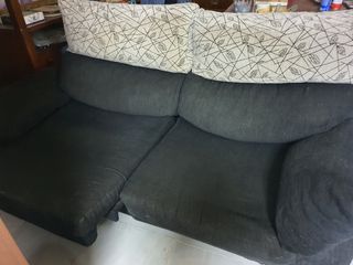 Sofá extensible negro