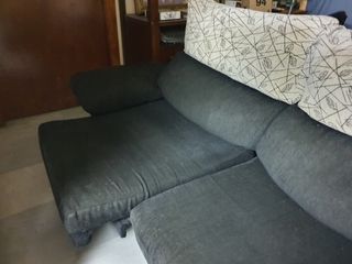 Sofá extensible negro