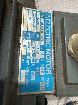 MOTOR ELECTRICO REDUCTORA