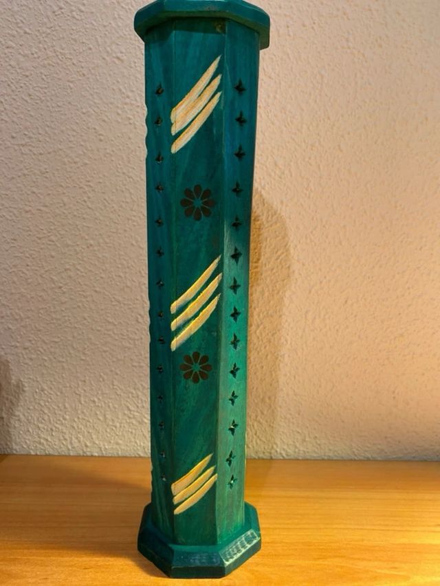Quemador Incienso Madera Verde