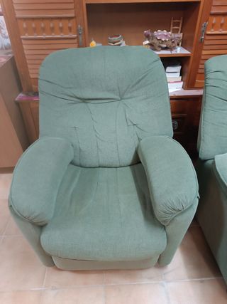 1 sillone relax verdes