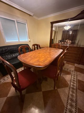 Mesa comedor extensible + 6 sillas