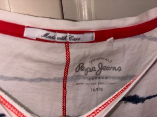 Camiseta Pepe Jeans rayas azul-blanco