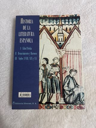 historia de la literatura española 1 volumen 1