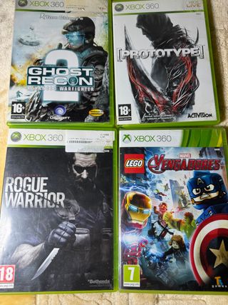 Lote 4 juegos Xbox 360.