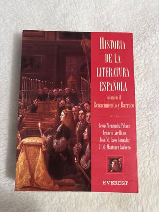 Historia de la literatura española volumen 2