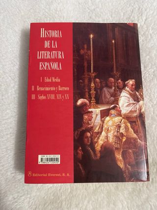 Historia de la literatura española volumen 2