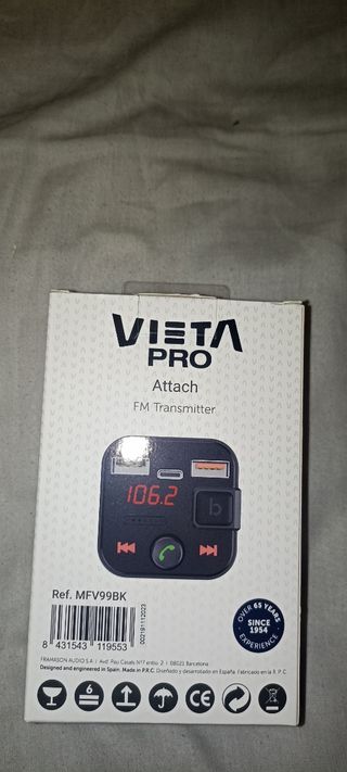 Bluetooth para el coche, mechero FM Transmitter