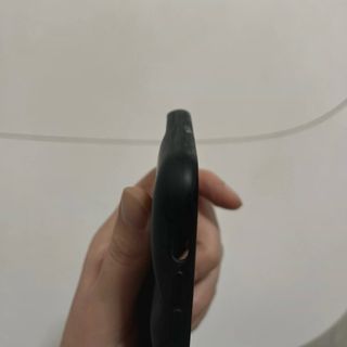 Funda iPhone 11 negra acolchada