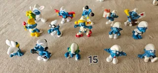 15 Puffi vintage anni '80