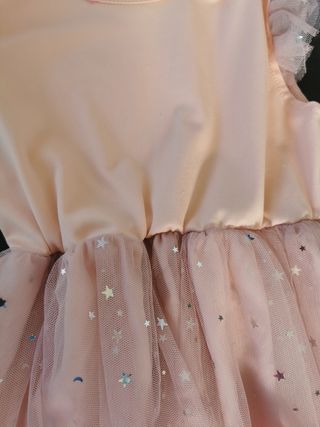 Vestito bambina stelle rosa